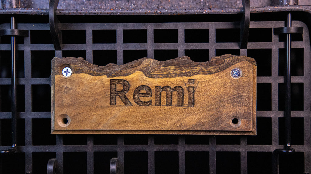 The Kennel Tag - Black Walnut - White Line Customs NC